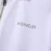 Moncler T-shirts Polo for men zipper Black/White #A46648