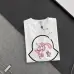 Moncler T-shirts for men 1952 Black/White #A47255