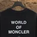 Moncler T-shirts for men 300g 100% cotton NFC chip sensor #A53033