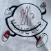 Moncler T-shirts for men Black/White #A47263