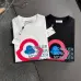 Moncler T-shirts for men Black/White #A47264
