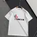 Moncler T-shirts for men Black/White #A47266