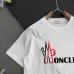 Moncler T-shirts for men Black/White #A47266