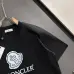 Moncler T-shirts for men Black/White #A47269