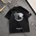 Moncler T-shirts for men Black/White #A47269