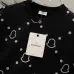 Moncler T-shirts for men Black/White #A47276
