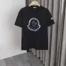 Moncler T-shirts for men Black/White #A49305