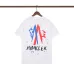 Moncler T-shirts for men Black/White #A49940