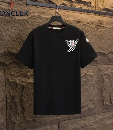 Moncler T-shirts for men Black/White #A53010