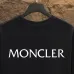 Moncler T-shirts for men Black/White Weight 300g 100% cotton #A53011