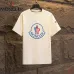 Moncler T-shirts for men Black/White Weight 300g 100% cotton #A53012