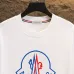 Moncler T-shirts for men Black/White Weight 300g 100% cotton #A53012