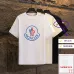 Moncler T-shirts for men Black/White Weight 300g 100% cotton #A53012