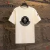 Moncler T-shirts for men Black/White Weight 300g 100% cotton #A53014