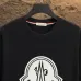 Moncler T-shirts for men Black/White Weight 300g 100% cotton #A53014