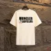 Moncler T-shirts for men Black/White Weight 300g 100% cotton #A53016