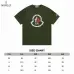 Moncler T-shirts for men Black/White/Green #A47259