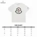 Moncler T-shirts for men Black/White/Green #A47259