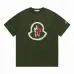 Moncler T-shirts for men Black/White/Green #A47259