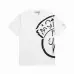 Moncler T-shirts for men Black/White/Orange #A47265