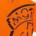 Moncler T-shirts for men Black/White/Orange #A47265