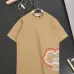 Moncler T-shirts for men Black/White/Yellow/Khaki #A47261