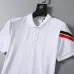 Moncler T-shirts for men Buttons Black/White/Blue #A46654