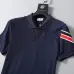 Moncler T-shirts for men Buttons Black/White/Blue #A46654