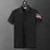 Moncler T-shirts for men Buttons Black/White/Blue #A46654