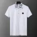 Moncler T-shirts for men collar logo Black/White  #A46652