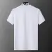 Moncler T-shirts for men collar logo Black/White  #A46652