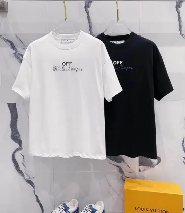 OFF WHITE T-Shirts for MEN Black/White #A47289