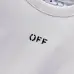 OFF WHITE T-Shirts for MEN Black/White #A47293