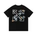 OFF WHITE T-Shirts for MEN Black/White #A52327