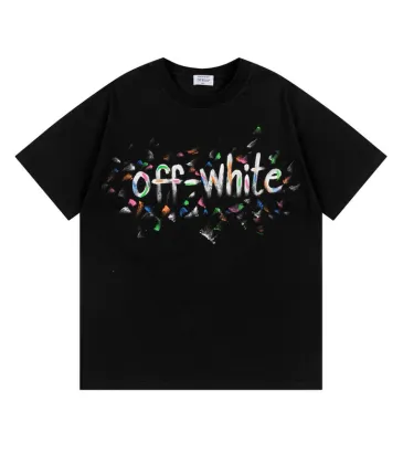 OFF WHITE T-Shirts for MEN Black/White #A52328