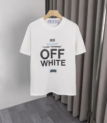 OFF WHITE T-Shirts for MEN Black/White #A52716