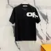 OFF WHITE T-Shirts for MEN Black/White/Green #A47300