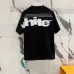 OFF WHITE T-Shirts for MEN Black/White/Green #A47300
