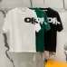 OFF WHITE T-Shirts for MEN Black/White/Green #A47300