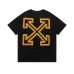 OFF WHITE T-Shirts for MEN Black/White/Purple #A47556