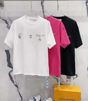OFF WHITE T-Shirts for MEN Black/White/Red #A47298