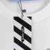 OFF WHITE T-Shirts for MEN Letter logo print 260g Black/White #A53799