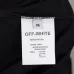OFF WHITE T-Shirts for MEN Letter logo print 260g Black/White #A53801