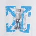 OFF WHITE T-Shirts for MEN Letter logo print 260g Black/White #A53801