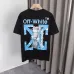 OFF WHITE T-Shirts for MEN Letter logo print 260g Black/White #A53801