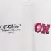 OFF WHITE T-Shirts for MEN Letter logo print 260g Black/White #A53802