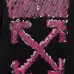 OFF WHITE T-Shirts for MEN Letter logo print 260g Black/White #A53802