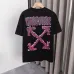 OFF WHITE T-Shirts for MEN Letter logo print 260g Black/White #A53802