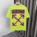 OFF WHITE T-Shirts for MEN Letter logo print 260g Black/White #A53802