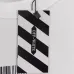 OFF WHITE T-Shirts for MEN Letter logo print 260g Black/White #A53803